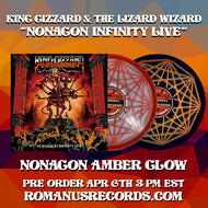 King Gizzard  "Nonagon Infinity Live"  NONAGON AMBER GLOW (SHIPS 7-9 WEEKS)