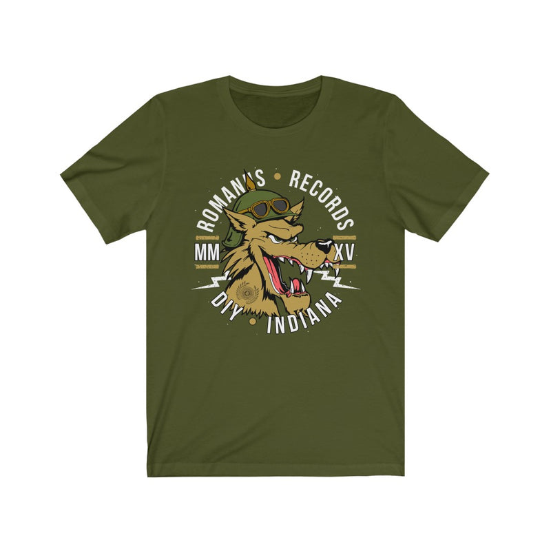Walter The Vinyl Wolf Tee (Multiple Colors) – romanusrecords