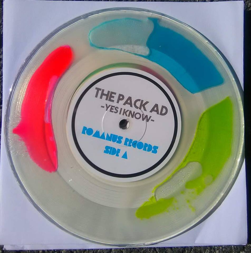 Copy of The Pack Ad (7 inch) Tri Color Liquid Filled B (US 48 AND CANADA SHIPPING ONLY)