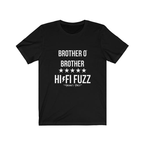 BROTHER O' BROTHER HI/FI FUZZ TEE (White Ink/Multiple Colors)