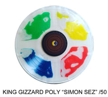 Created KING GIZZARD & THE LIZARD WIZARD "Polygondwanaland" SIMON SEZ Liquid Filled /50 (LIMIT 2 PER ORDER SHIPS 7-10 WKS)